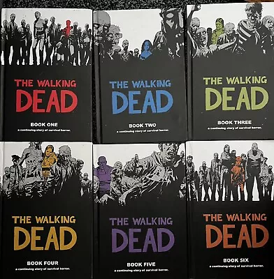 Buy The Walking Dead Book Hardback Set 1-6 • 49£