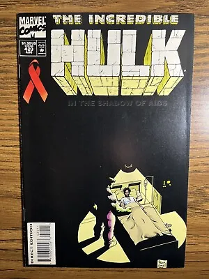 Buy The Incredible Hulk 420 Gary Frank Cover Death Of Jim Wilson Marvel Comics 1994 • 2.84£