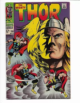Buy Thor 158 - F+ 6.5 - Classic Kirby Cover - Origin Issue - Loki - Odin (1968) • 35.58£