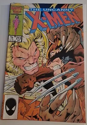 Buy Uncanny X-Men #213 Marvel Comics 1st Cameo Appearance Of Mr. Sinister  • 9.99£
