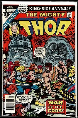 Buy 1976 Might Thor Annual #5 1st Toothgnasher Marvel Comic • 23.65£