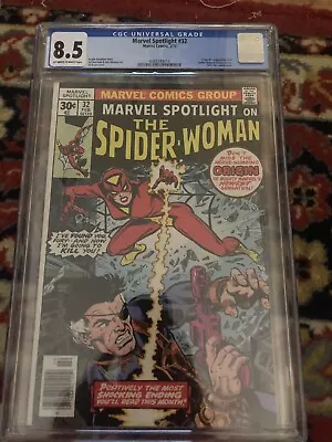 Buy Cgc 8.5 Marvel Spotlight #32 Cgc 8.5 First App Of Spider-woman White Pages 1977 • 107.24£