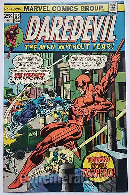 Buy Daredevil Vs Torpedo Vintage Marvel Comic Book - Daredevil #126 • 42.21£