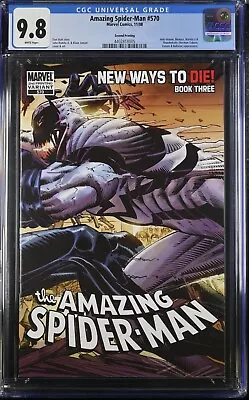 Buy Amazing Spider-man #570 - 1st Full Appearance Anti-Venom/2nd Printing- CGC 9.8 • 279.71£
