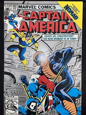 Buy Captain America #282 -1st Appearance Of Jack Monroe As Nomad • 7.09£