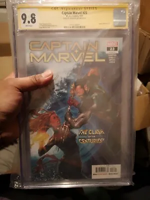 Buy Captain Marvel #23 CGC 9.8 1st Appearance OVE Son Of Namor & BRIGID • 100£