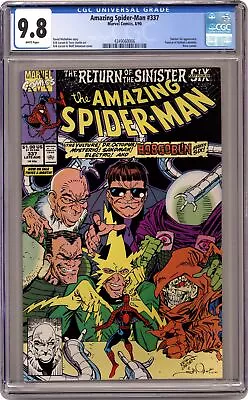 Buy Amazing Spider-Man #337 CGC 9.8 1990 4349060006 • 135.04£