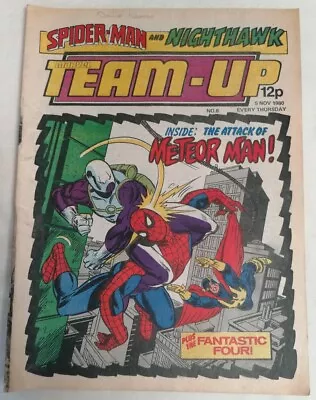 Buy COMIC - Marvel Team-Up #8 5 Nov 1980 Marvel UK Bronze Age Meteor Man FF • 3£