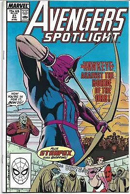 Buy Avengers Spotlight #21, 1989, Marvel Comic • 3£