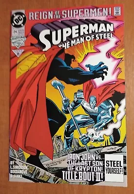 Buy Superman The Man Of Steel #24 - DC Comics 1st Print • 6.99£