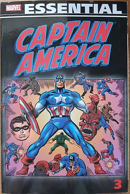 Buy Marvel Essential Captain America Volume 3 TPB Paperback Graphic Novel • 19.99£