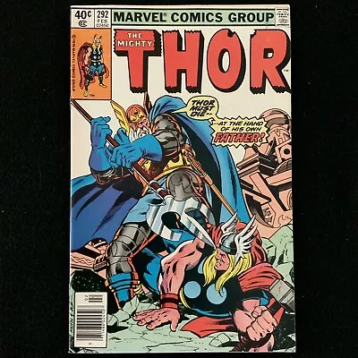 Buy The Mighty Thor Vol. 1 #292 / 1st Appearance Eye Of Odin (Marvel, 1979) • 11.92£
