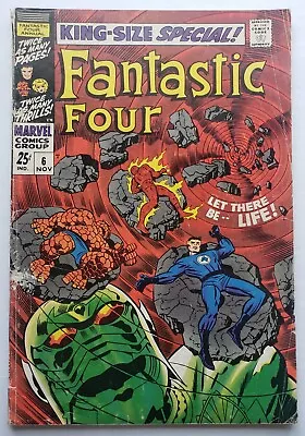 Buy Fantastic Four Annual #6 VG+ 1st  App Annihilus & Franklin Richards Marvel 1968 • 96.41£