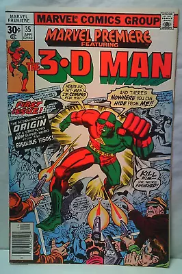 Buy Marvel Premiere Featuring The 3-D Man Marvel Comics 35 8.5 • 4.02£