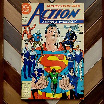Buy ACTION COMICS #601 (DC 1988) HIGH GRADE! Deadman, Green Lantern, Wild Dog & More • 6.03£
