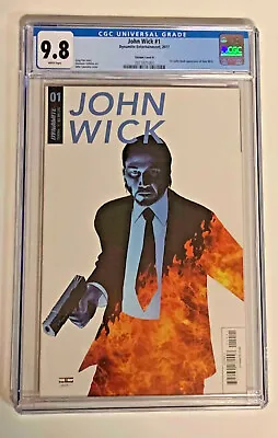 Buy Ultra Rare John Wick #1 (d Variant Cover) Comic Book Cgc9.8 Top Graded Copy • 599.64£