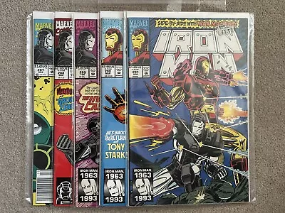 Buy 5 Iron Man Comics, #287, 288, 289, 290, 291. Including Anniversary Specials • 12.50£