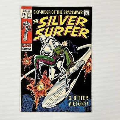 Buy The Silver Surfer #11 1969 FN+ Cent Copy Death Of Yarro Gort • 90£