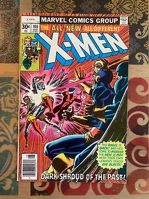 Buy Uncanny X-Men #106 - Aug 1977 - Vol.1 - 1st App. Of The Entity   (6514) • 41.63£