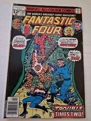 Buy Marvel Fantastic Four # 187 Oct 1977 F/VF • 5.99£