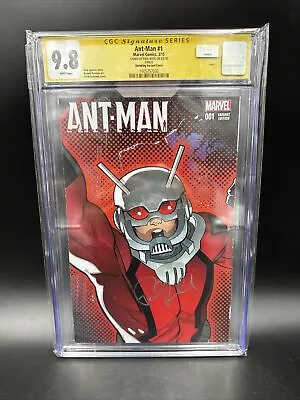 Buy Marvel Comics Ant-Man #1 CGC 9.8 Signed Paul Rudd Shrinking Variant Rare COA • 1,604.94£
