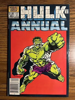 Buy The Incredible Hulk Annual 12 Newsstand Anderson Cover Marvel Comics 1983 • 3.93£