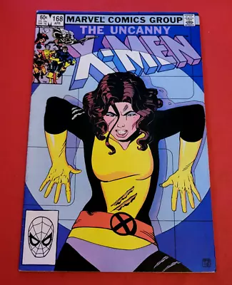 Buy UNCANNY X-MEN #168 NEWSSTAND Higher Grade 1ST MADELYNE PRYOR Marvel Key 1983 • 15.83£