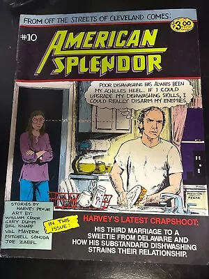 Buy American Splendor #10 Harvey Pekar (1985) VG+ Condition Cleveland Comics • 19.88£