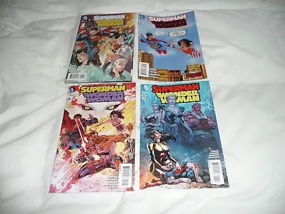 Buy DC Comics 4 Issues SUPERMAN WONDER WOMAN 2013/16 • 2.50£
