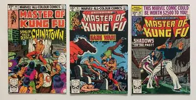 Buy Hands Of Shang - Chi Master Of Kung Fu #90 To #92 (Marvel 1980) 3 X VF / VF/NM • 24.95£