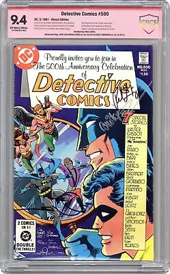Buy Detective Comics #500 CBCS 9.4 SS 1981 19-3F83B1F-094 • 87.38£
