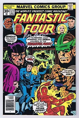 Buy Fantastic Four #177 VF+ Signed W/COA Roy Thomas 1976 Marvel Comics • 37.41£