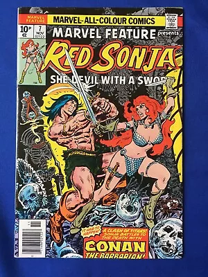 Buy Marvel Feature #7 VFN+ (8.5) MARVEL ( Vol 2 1975) Red Sonja Vs Conan (2) • 16£