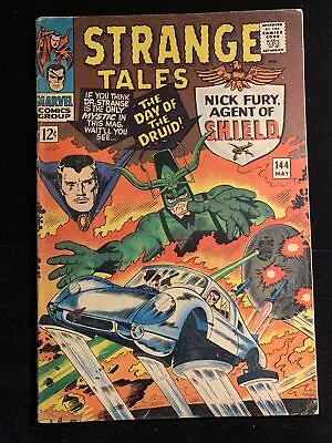 Buy Strange Tales #144 Ditko Kirby The Day Of The Druid!  Nick Fury Dr. Strange 1966 • 17.71£