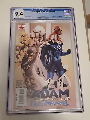 Buy Adam:legend Of The Blue Marvel # 1 Cgc 9.4 Nm • 339.80£