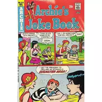 Buy Archie's Joke Book Magazine #214 In Very Fine Minus Condition. Archie Comics [r' • 5.02£