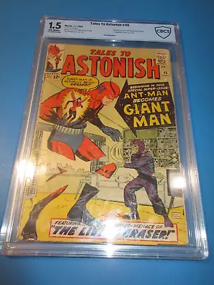 Buy Tales To Astonish #49 Silver Age 1st Giant-Man Key CBCS 1.5 Fair/Good Wasp • 63.24£