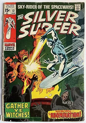 Buy Silver Surfer #12 (1970) Abomination Appearance • 19.95£