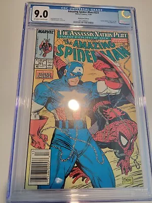 Buy Amazing Spider-Man #323 CGC 9.0 1989 Newsstand Edition McFarlane Cover New Frame • 59.10£
