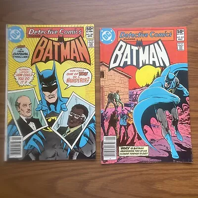 Buy Detective Comics Starring Batman Lot Of 2 Issues 501 & 502 • 8£