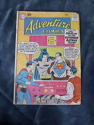 Buy Adventure Comics #275 (DC, 1960) Origin Of Superman & Batman. GD+ 2.5 • 19.21£