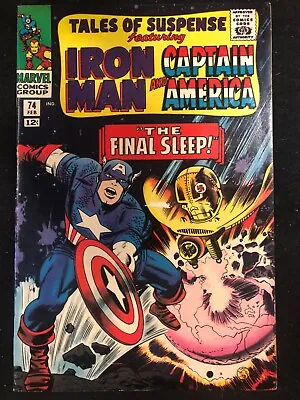 Buy Tales Of Suspense Iron Man Captain America #74 Marvel Comic 1966 Medium Grade • 22.20£