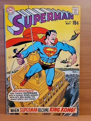 Buy Superman #226 GD DC 1970 When Superman Became King Kong! • 4.02£