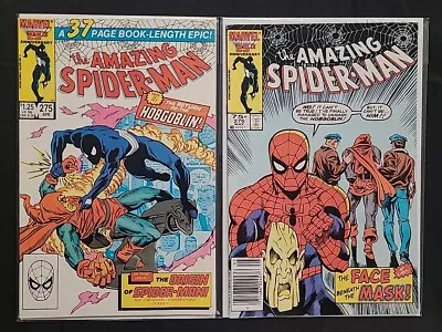 Buy Amazing Spider-Man 275 & 276 Lot SET Hobgoblin Vintage Marvel Comics Newsstand  • 22.52£