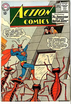 Buy Action Comics   # 296    FINE     Jan. 1963    Swan, Klein Cover & Art   Boltino • 37.95£