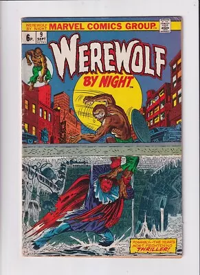 Buy Werewolf By Night (1972) #   9 UK Price (5.0-VGF) (1989933) Tatterdemalion 1973 • 18£