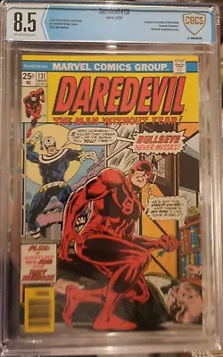 Buy Daredevil #131 CBCS 8.5 OW/W *1st Bullseye* - OFFERS/TRADES/TIME-PAYMENTS!! • 320.24£