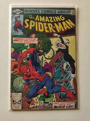 Buy Amazing Spider-Man #204 1980 3rd Black Cat VF/NM Cent Copy • 44.99£