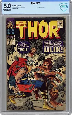 Buy Thor #137 CBCS 5.0 1967 22-1683AAD-017 • 80.43£