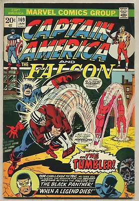 Buy Captain America #169 (Marvel 1974) Mid Grade, 2nd Tumbler, SA • 11.82£